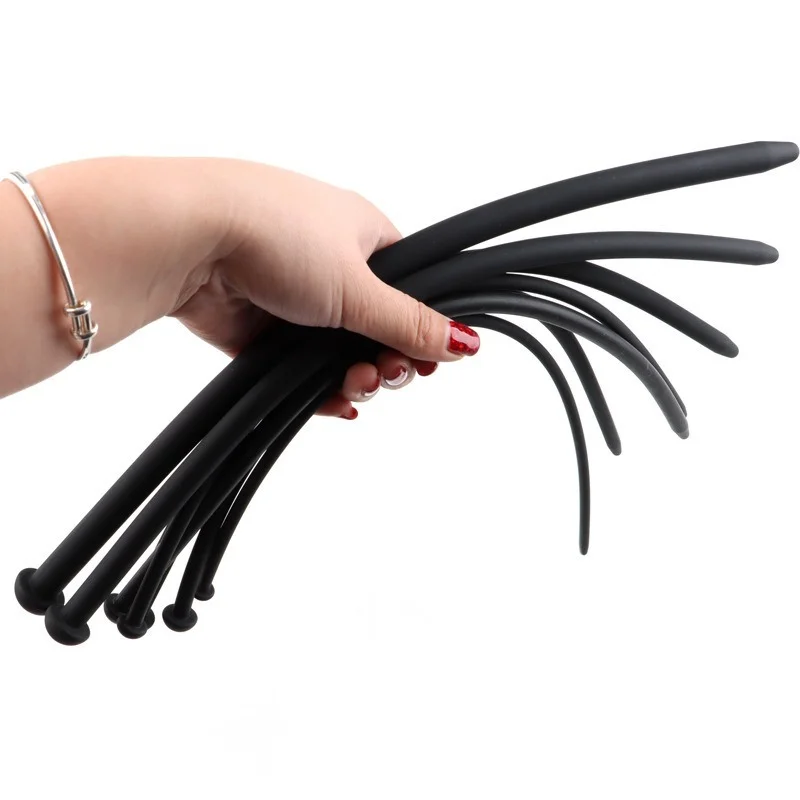 30cm Male Silicone Urethral Catheter Dilator Sounding Penis Plug Insert