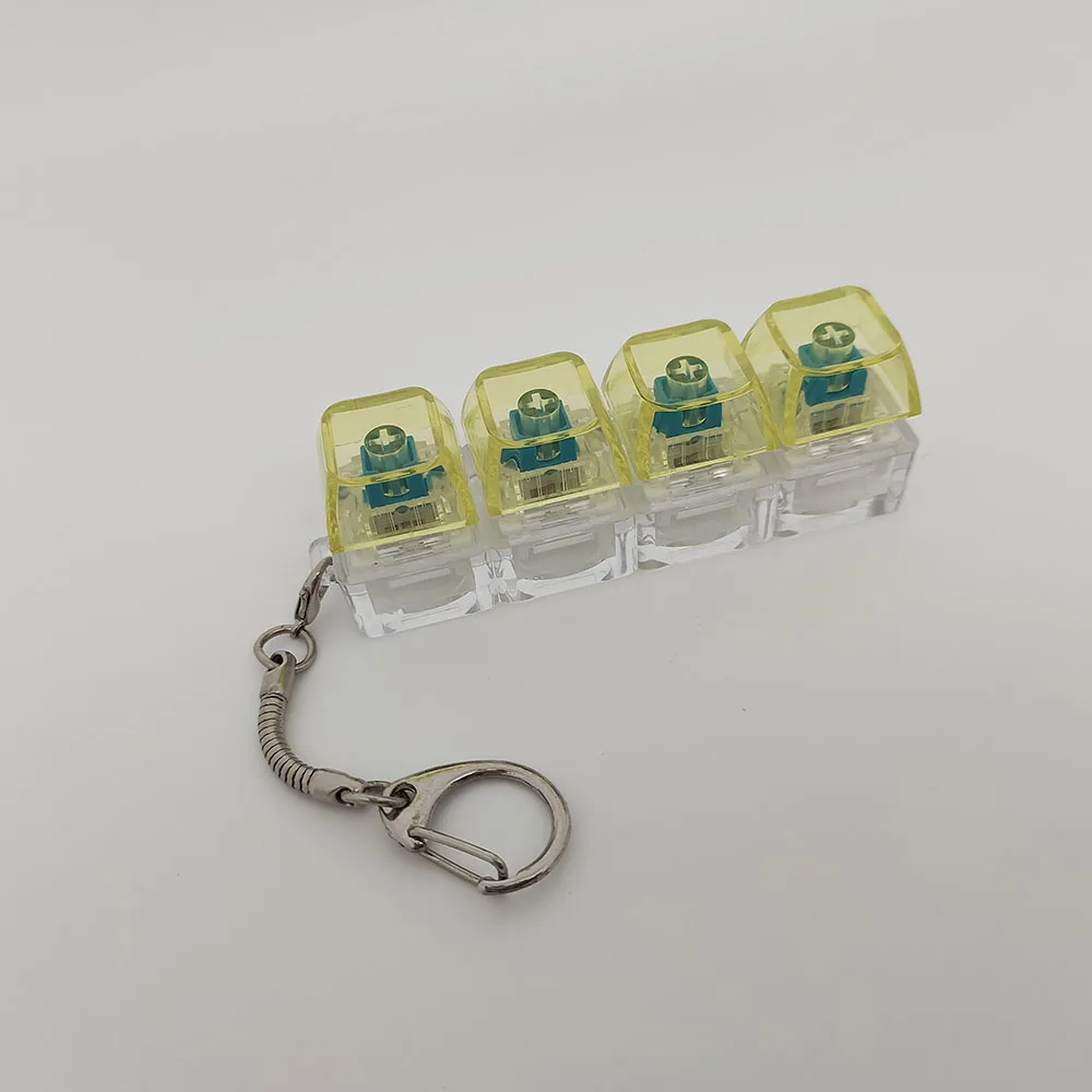 thumbnail image 1 of Juguete de descompresión con la punta de los dedos, llavero transparente con tapa de tecla, llavero para teléfono móvil, mochila, juego novedoso, juguete antiestrés, 1 of 5