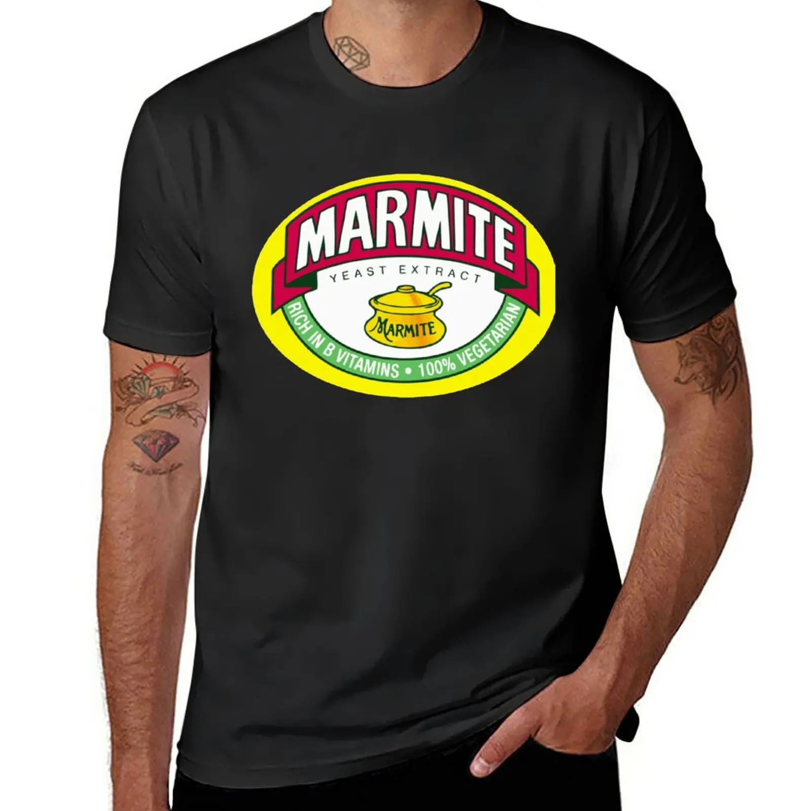 

New Marmite Logo Yeast For Fans T-Shirt Short t-shirt t-shirts man sweat shirt custom t shirt mens clothing