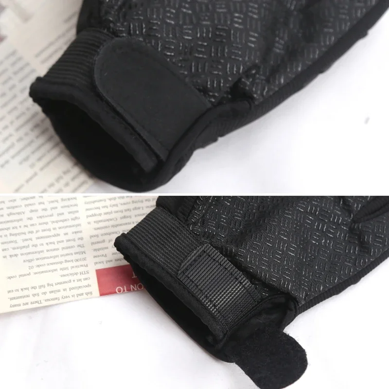 Men Riding Fingerless Gloves Non-slip Half Finger Tactical Gloves for Motorcycle Cycling Hiking Hunting Outdoor Sports Mittens