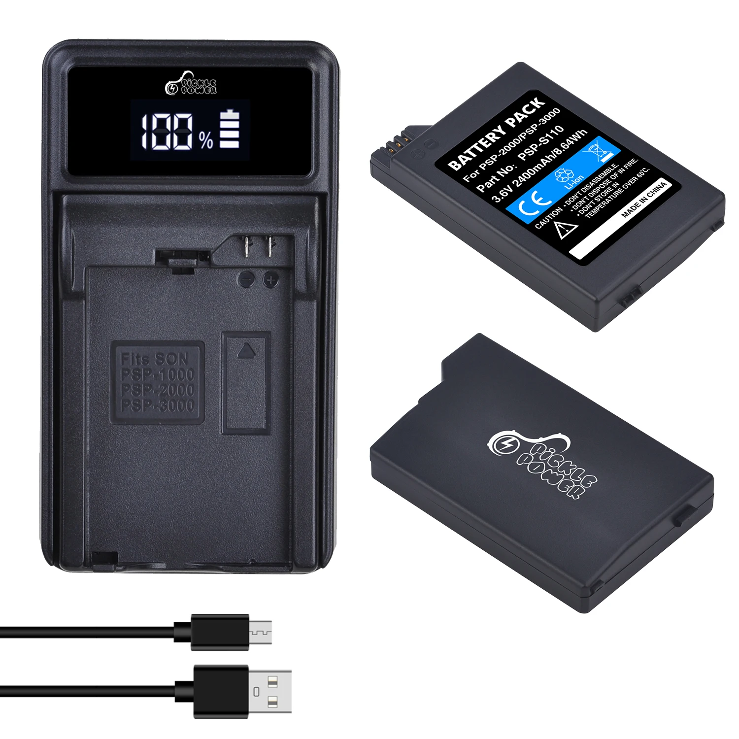 PSP2000 ソフト×2 メモリースティック 充電器 ケース付 PSP2000 ソフト