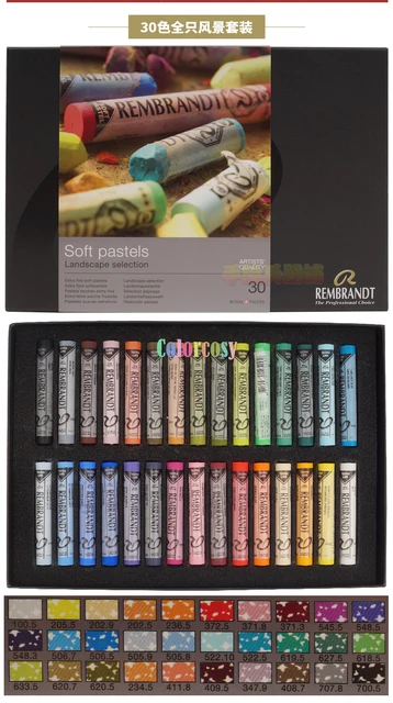 Rembrandt Royal Talens Soft Pastel Set, 15 30 60 90 Colors,full/half  Stick,colors Of Unsurpassed Glow And Purity,choose Your Set -  Crayons/water-color Pens - AliExpress