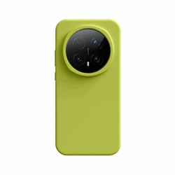 Premium Liquid Silicone Shockproof Phone Case - Fashion Minimalist Soft Back Cover - Honor Magic8 (Pea Green)