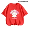 2024 New My Melody Tshirt Anime Summer Multiple Fashion Children's T-shirts Round Neck Casual Short Sleeve Print Trucksuit 6