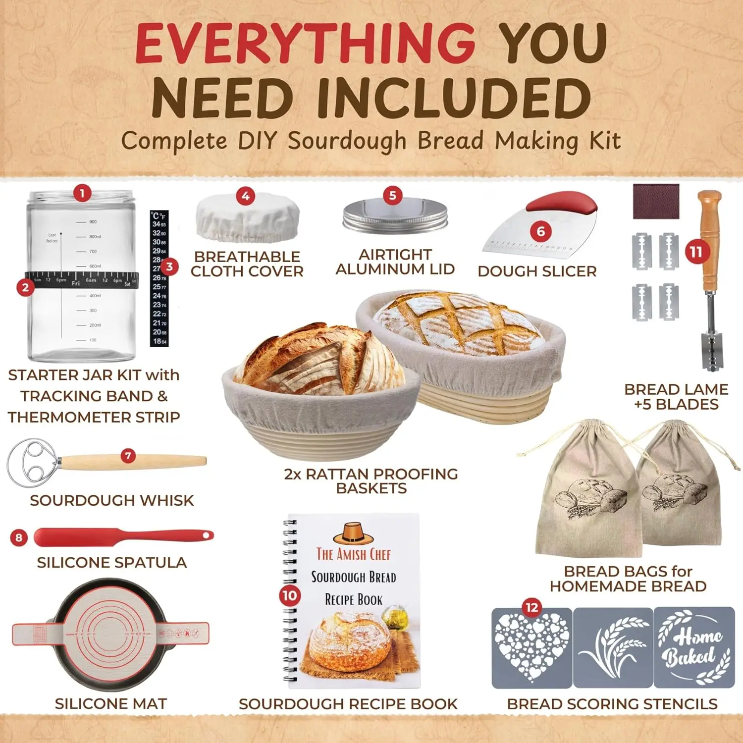 Sourdough starter kit image 2
