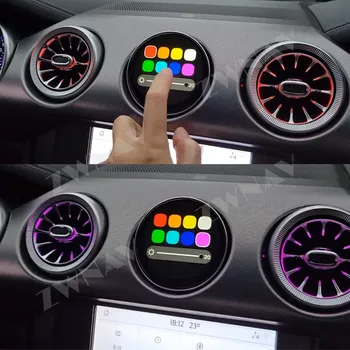 ZWNAV para Ford Mustang cabina Virtual Digital LCD Panel de instrumentos pequeño luz ambiental del pasajero delantero Turbo ventilación de aire 1