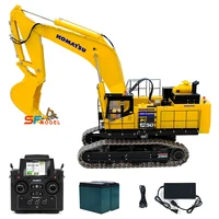 PC1250 RC Excavator 1/8 Hydraulic RC Excavator Metal Heavy Engineering Excavator Model Adult Remote Control Car Toy 1