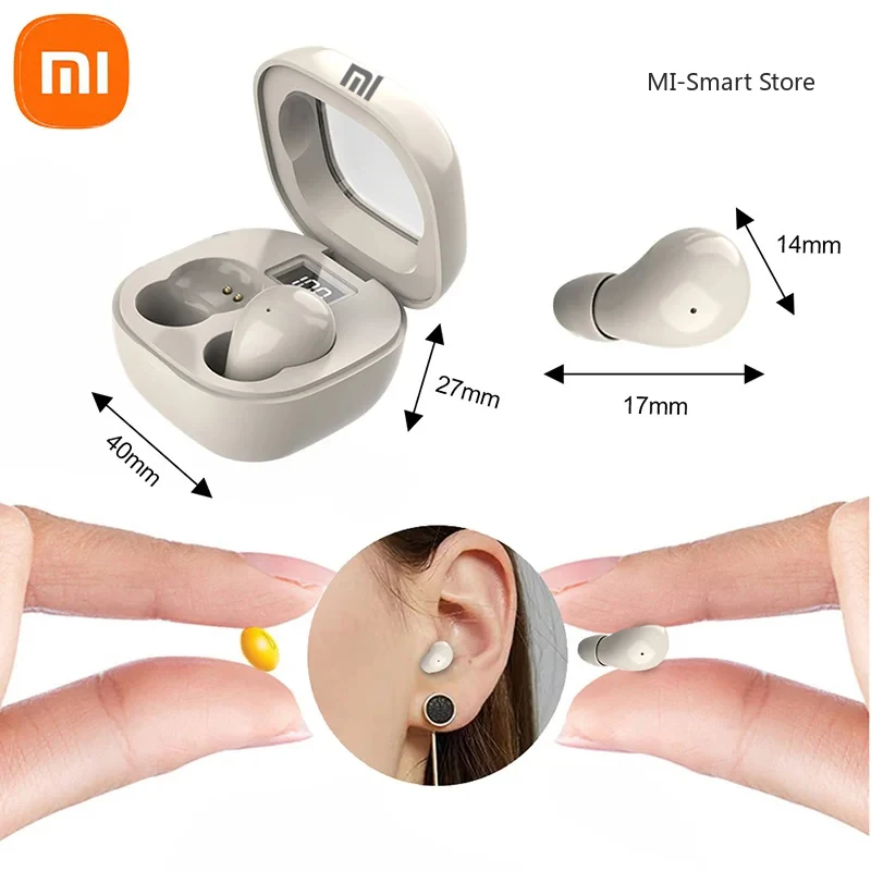 Xiaomi Mini Invisible Wireless Earphones Bluetooth 5.3 Headphones HIFI Stereo Noise Cancelling Earbuds for Android IOS Headset 2
