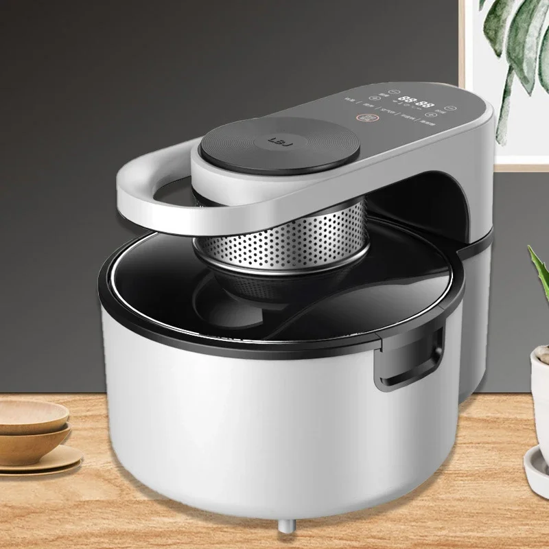 Multi-functional Air Fryer Home Use Smart Automatic Rotation 8L Large Capacity Visible Oil Free Air Fryer 3