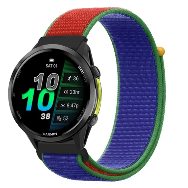 Nylon Loop Strap - 22mm/20mm Flag Style Fashion Band