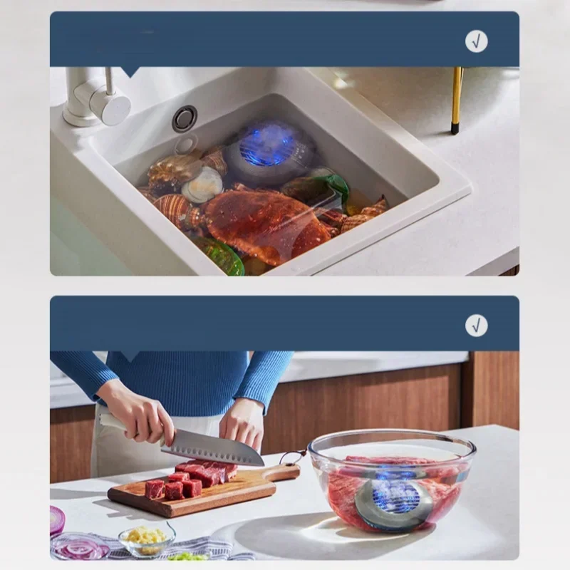 Donlim Fruit and Vegetable Purifier Portable Wireless Fully Automatic Vegetable Washing Machine for Removing Pesticide Residues 6