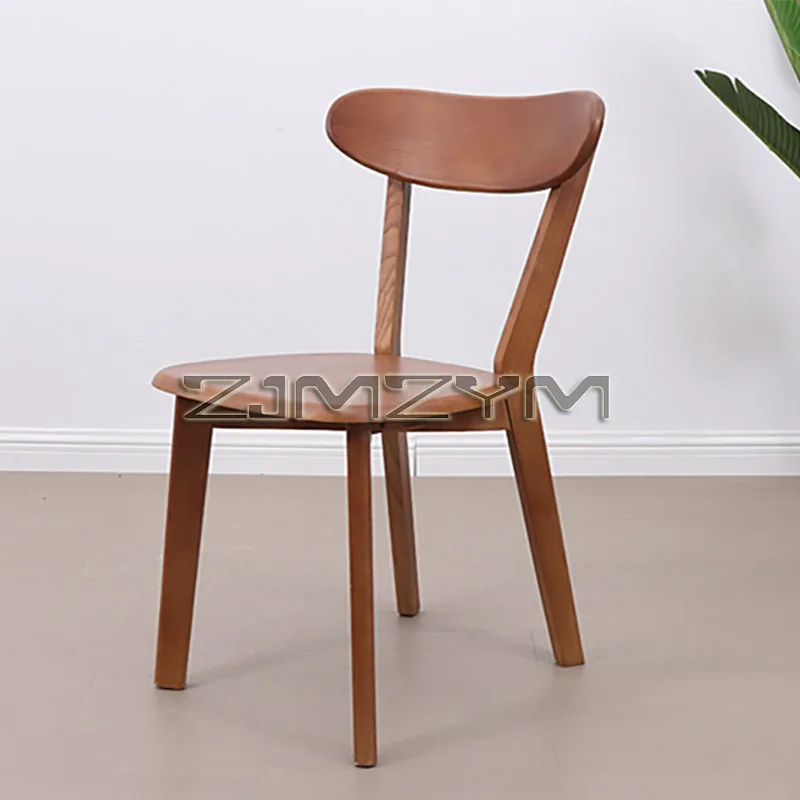 

Обеденные стулья из массива дерева, мебель для дома и гостиной, современный стул со спинкой для отдыха, стулья для балкона