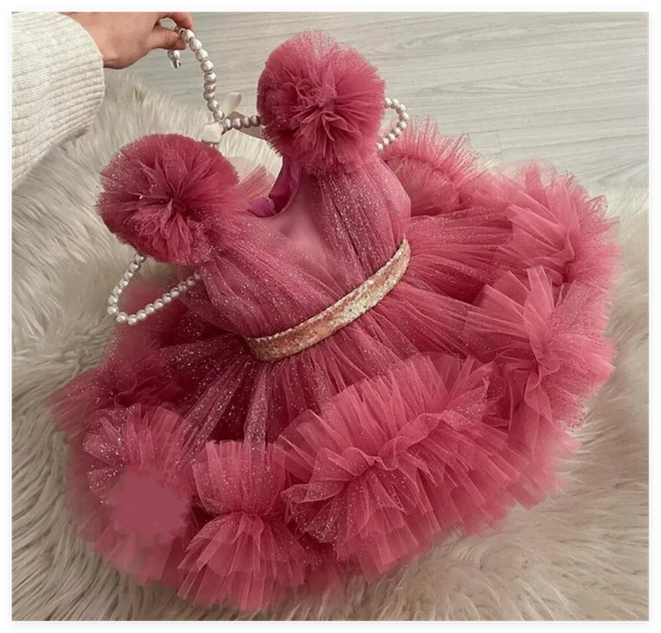 Baby Meisje's Fluffy Tutu Rok Peuter Tulle Verjaardagsfeest Gelaagde Prinses Tutu Pettiskirt | NL