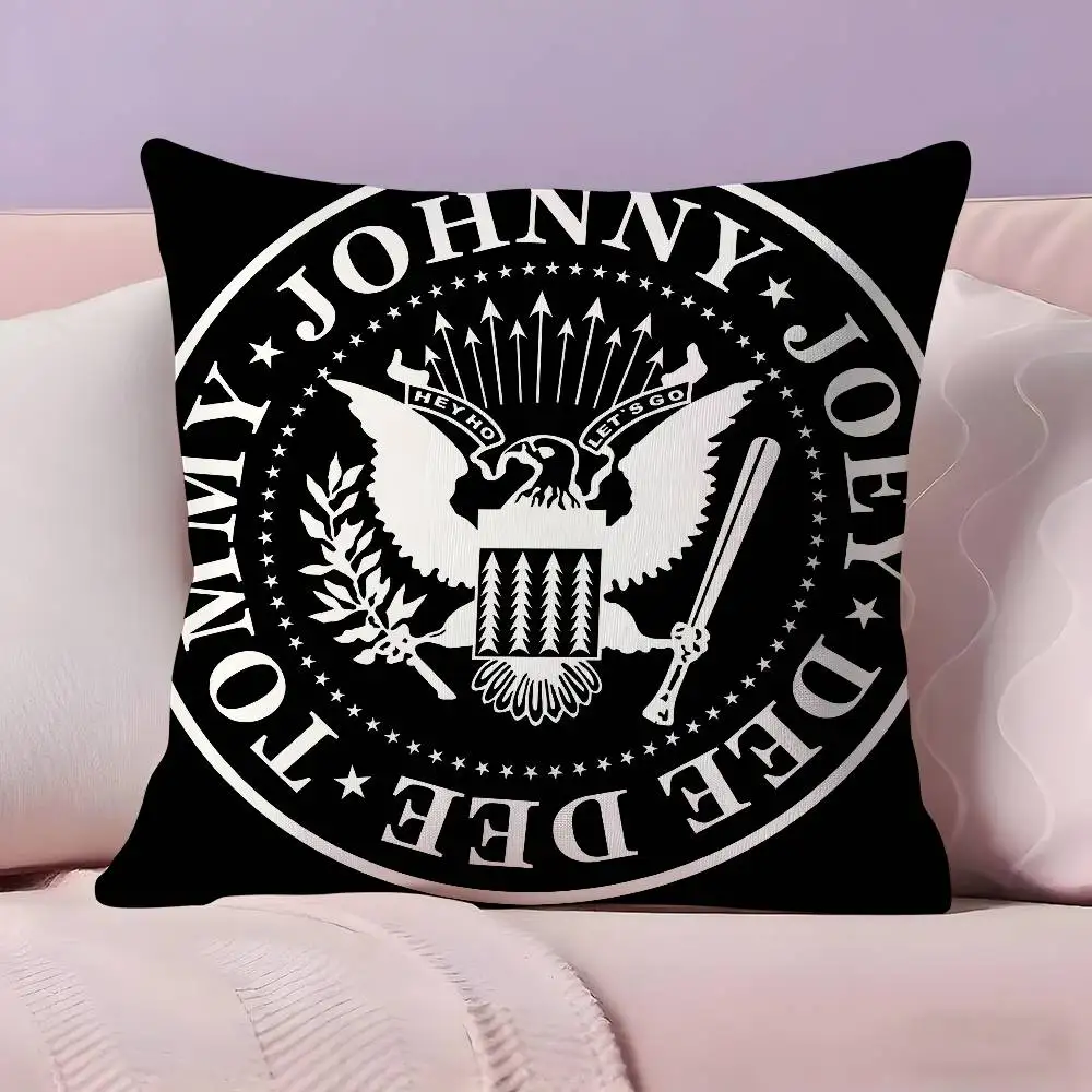 Rock Band R-Ramones Kissenbezug, ultraweicher, hautfreundlicher Stoff, wolkenartig, bequem und verdeckter Reißverschluss – Detail 18