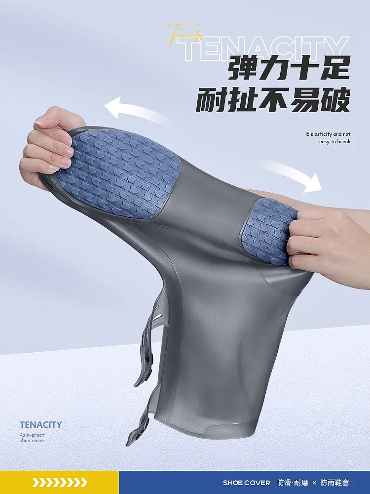 Rain Shoe Cover Waterproof Non-slip Wear-resistant Rain-proof
