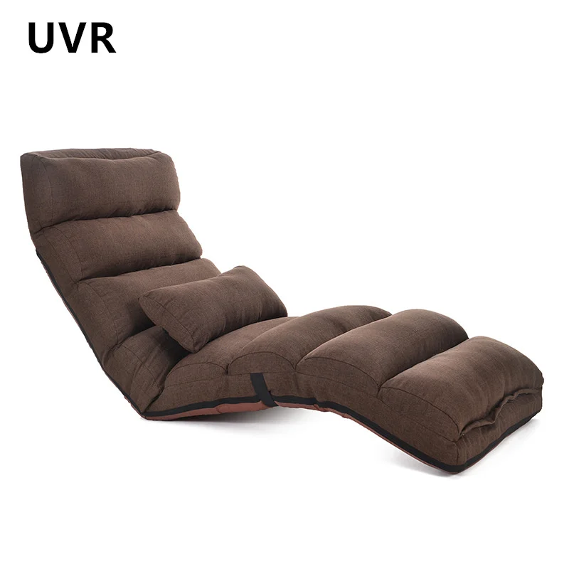 UVR 플로어 레이지 소파 침실 등받이 의자, 침대 거실 접이식 싱글 다다미 가정용 의자, 독서 의자, 창문 라운지