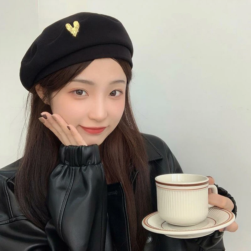 Hot Sale Women's Wool Artist Fall And Winter Retro Temperament Elegant French Street Painter Ladies Full Match Warm Beret Hat_voghion.com