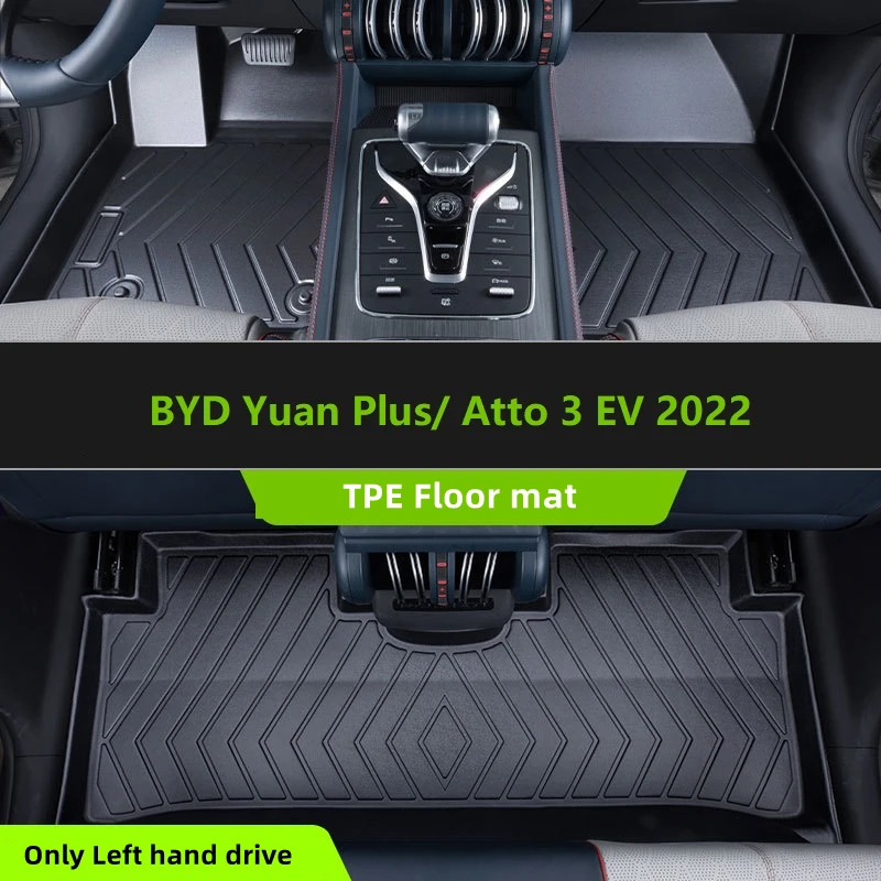 

Custom Fit for BYD Atto 3 Car Interior Accessories TPE Floor Mat Specific For BYD Dolphin Song Plus Yuan Pro Plus Tang Han EV