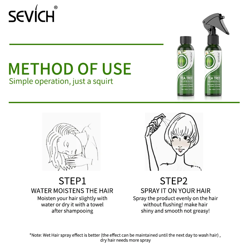 Hair Scalp Repairing Leave-In Conditioner Keratin Hair Nourishing Essence For Heated Clip Protection Repair Damage