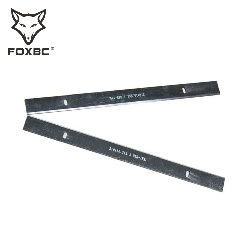 Woodworking Tools Planer Blades FOXBC 210x16.5x1.5mm Planer Blades for ERBAUER 052 BTE2PCS, Titan TTB579PLN, CHARNWOOD W588/1, SCREWFIX ERBAUER PB02 Planers 2pc