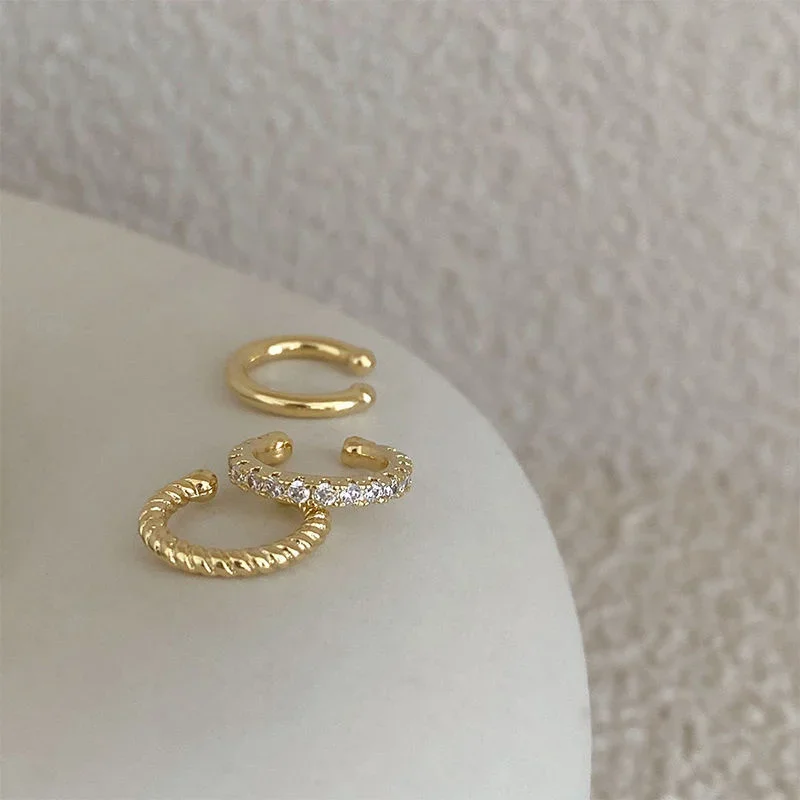 LATS Clips Earrings Unisex Minimalist