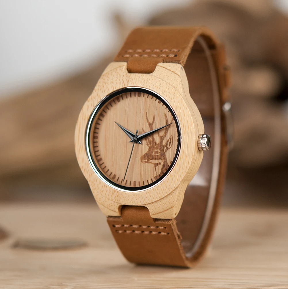 BOBO BIRD Men's Watches Lady Quartz Wooden Wristwatch Timepieces Clearance Price Customized Dropshipping 4
