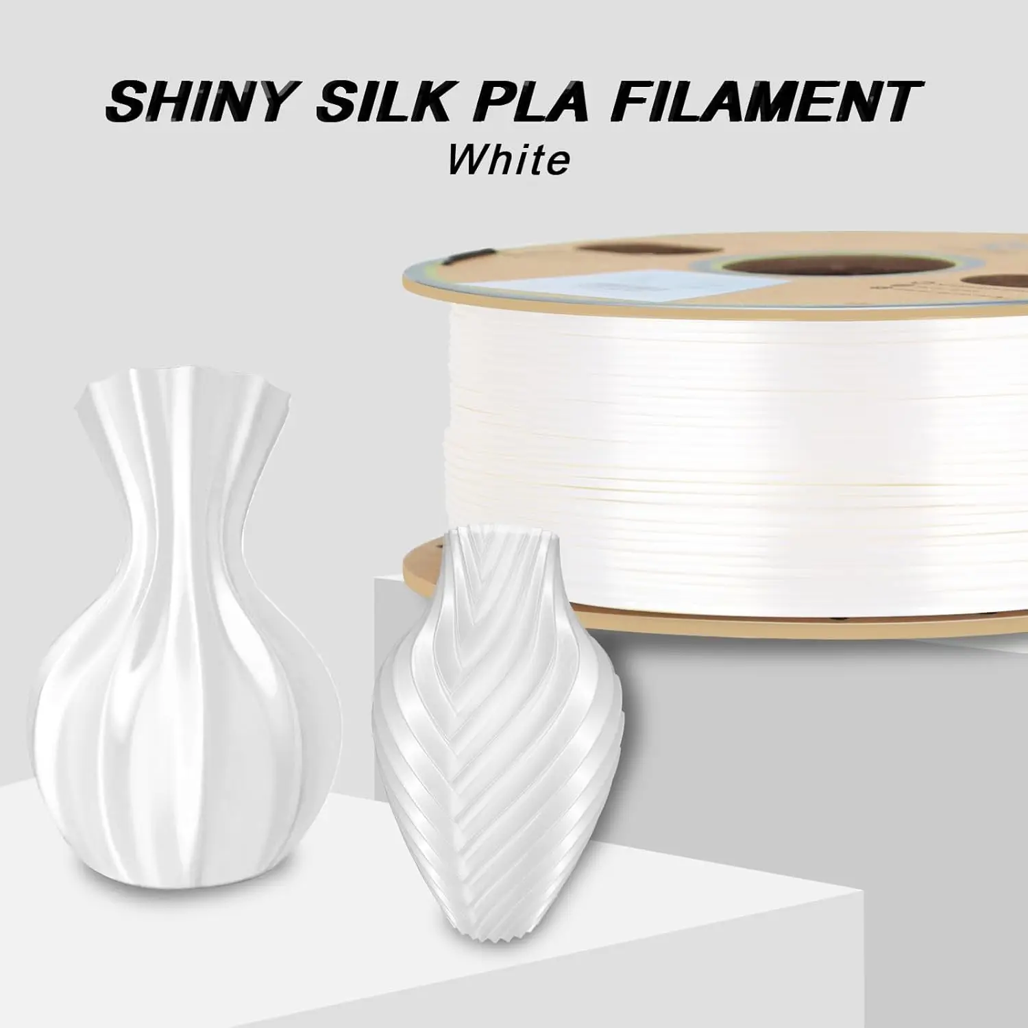 3D 프린터 재료용 실크 PLA 필라멘트 1.75mm 스풀 와이어, 안전, 진공 포장, 250g