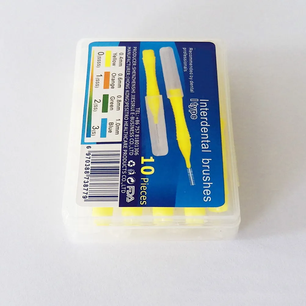 1세트 치간 브러쉬 클리너 휴대용 사이즈 간편 휴대 이쑤시개 브러쉬 음식물 잔..