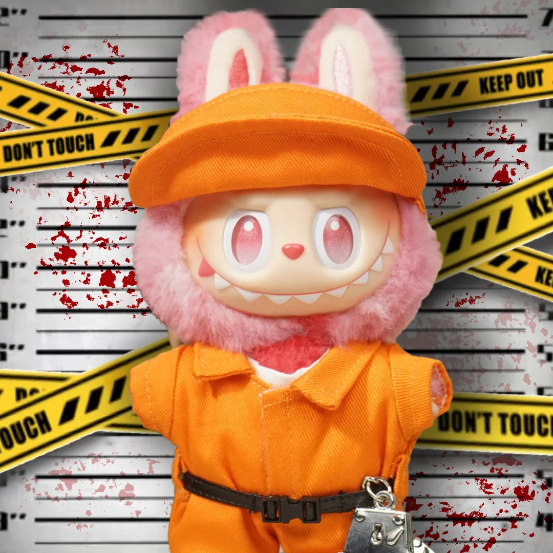 labubu 服 購入前コメント必須 Labubu チイカワセット - ホワイトキャラクターコスチューム＆ピンク