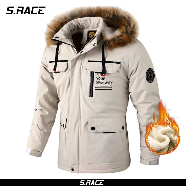 2022 Winter Thick Warm Parka Coat Men Fleece Hooded Men Winter Jacket Coat  Cargo Jackets Mens Plus Size 8xl Velvet Coat Z