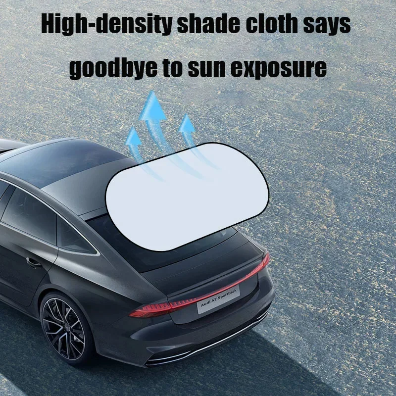 Car Sunshade Windshield Sunshade Windshield Sun Shade Automobile titanium silver sunshade rear sunshade rear heat insulation car interior sunshade panel