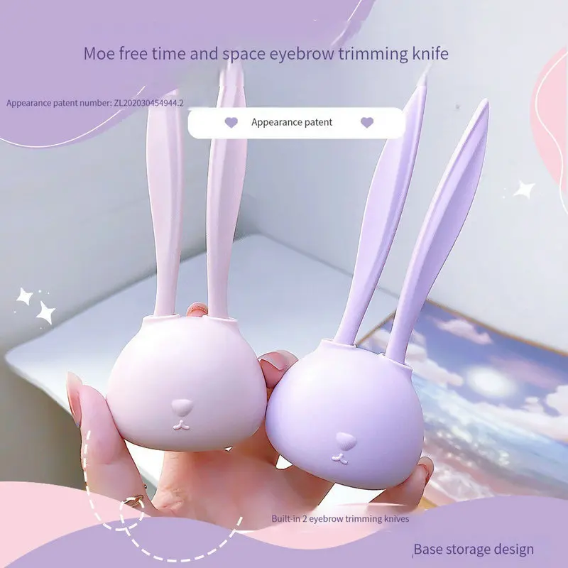 New MakeUp Tools Beginner Cute Facial Blades Shaping Knifes Eyebrow Trimmers Eye Brow Shaver Safe Face Hair Removal Razor Blades