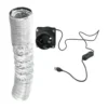 USB Solder Smoke Absorber ESD Fume Extractor Fan For Air Circulation Solder Smoke-absorber Smoke Exhaust Fan Exhaust Pipe 3