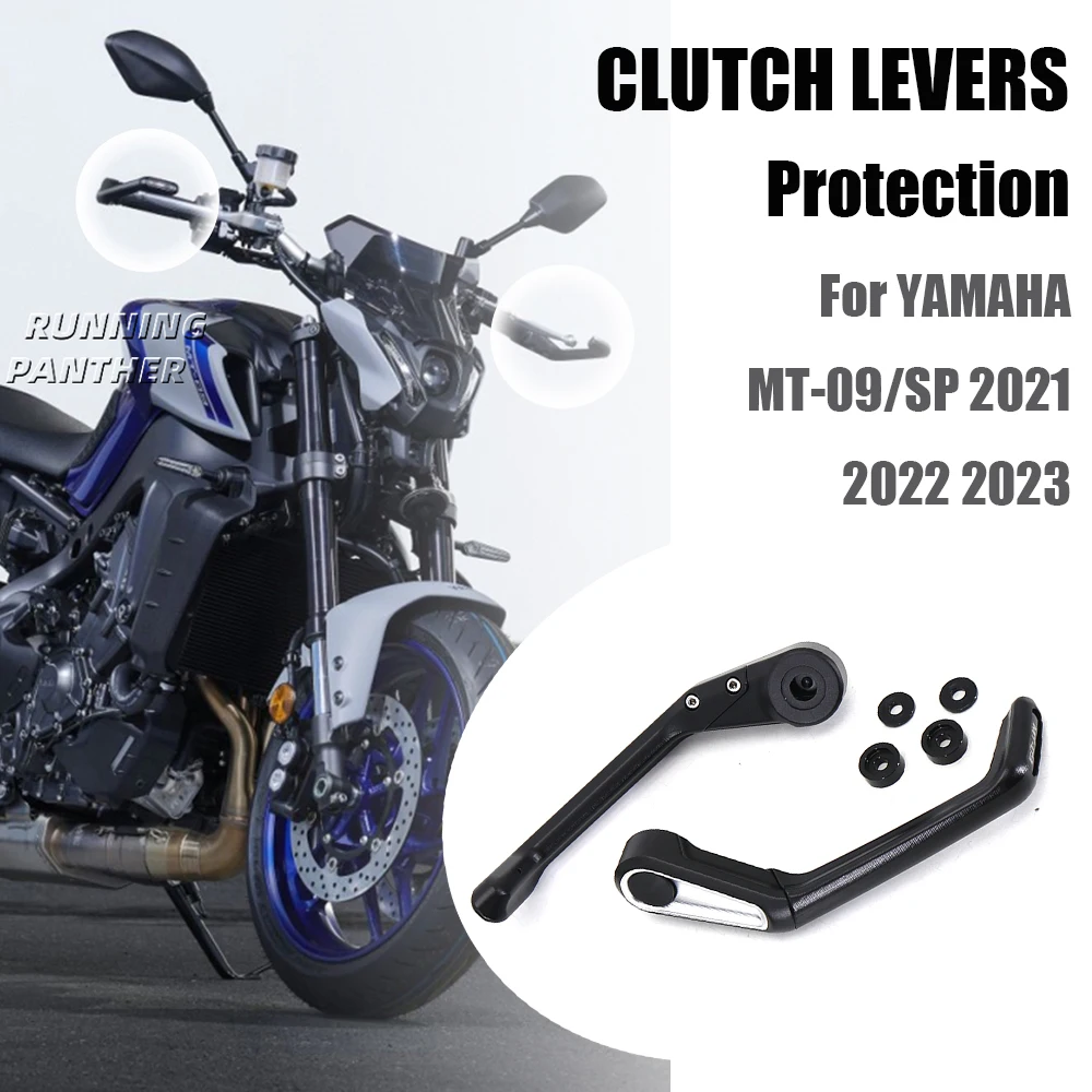 

Новые водонепроницаемые рычаги тормоза и сцепления для мотоциклов из алюминиевого сплава, защита для YAMAHA MT09 mt09 MT-09 SP 2021 2022 2023