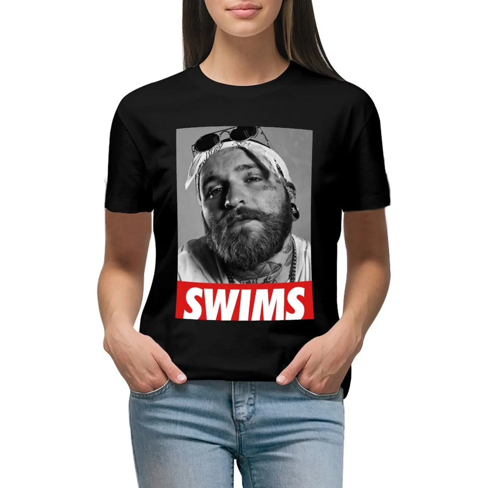 

TEDDY SWIMS T-shirt lady clothes animal print shirt for girls Woman clothes