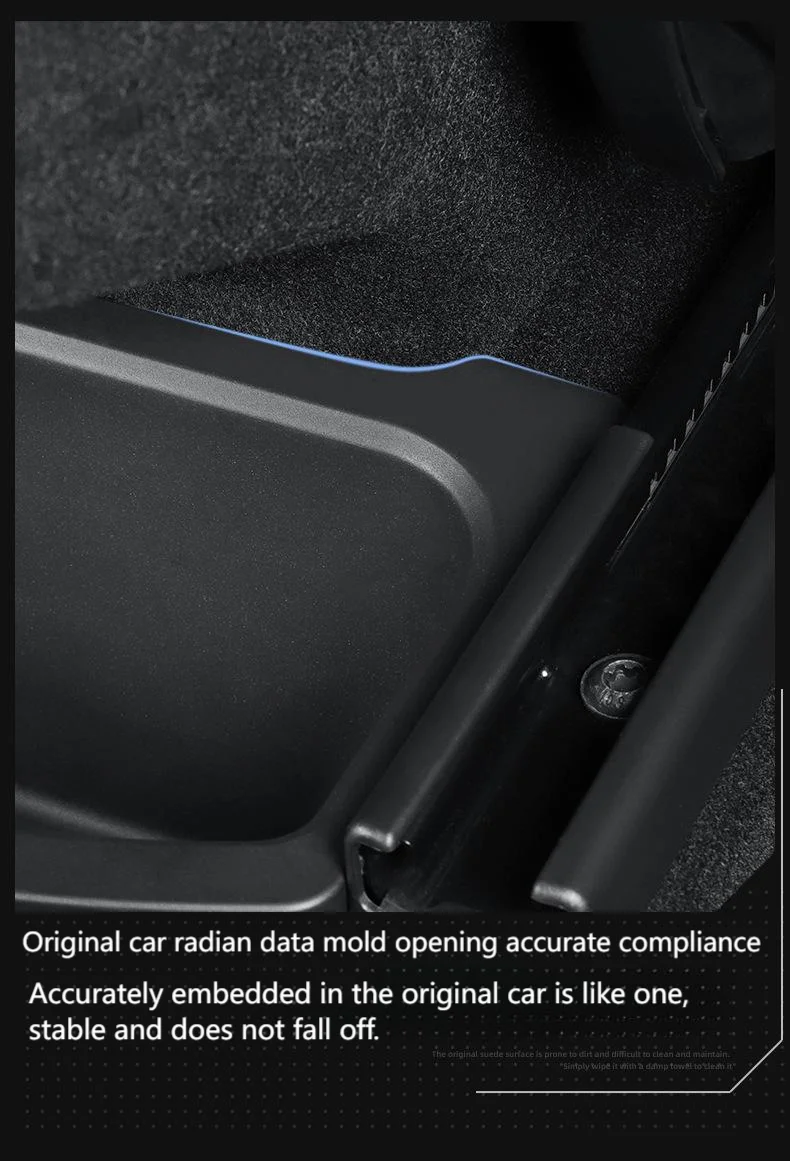 For Tesla Model Y Juniper Rear Seat Storage Box Under Air Vent Storage Case Tras