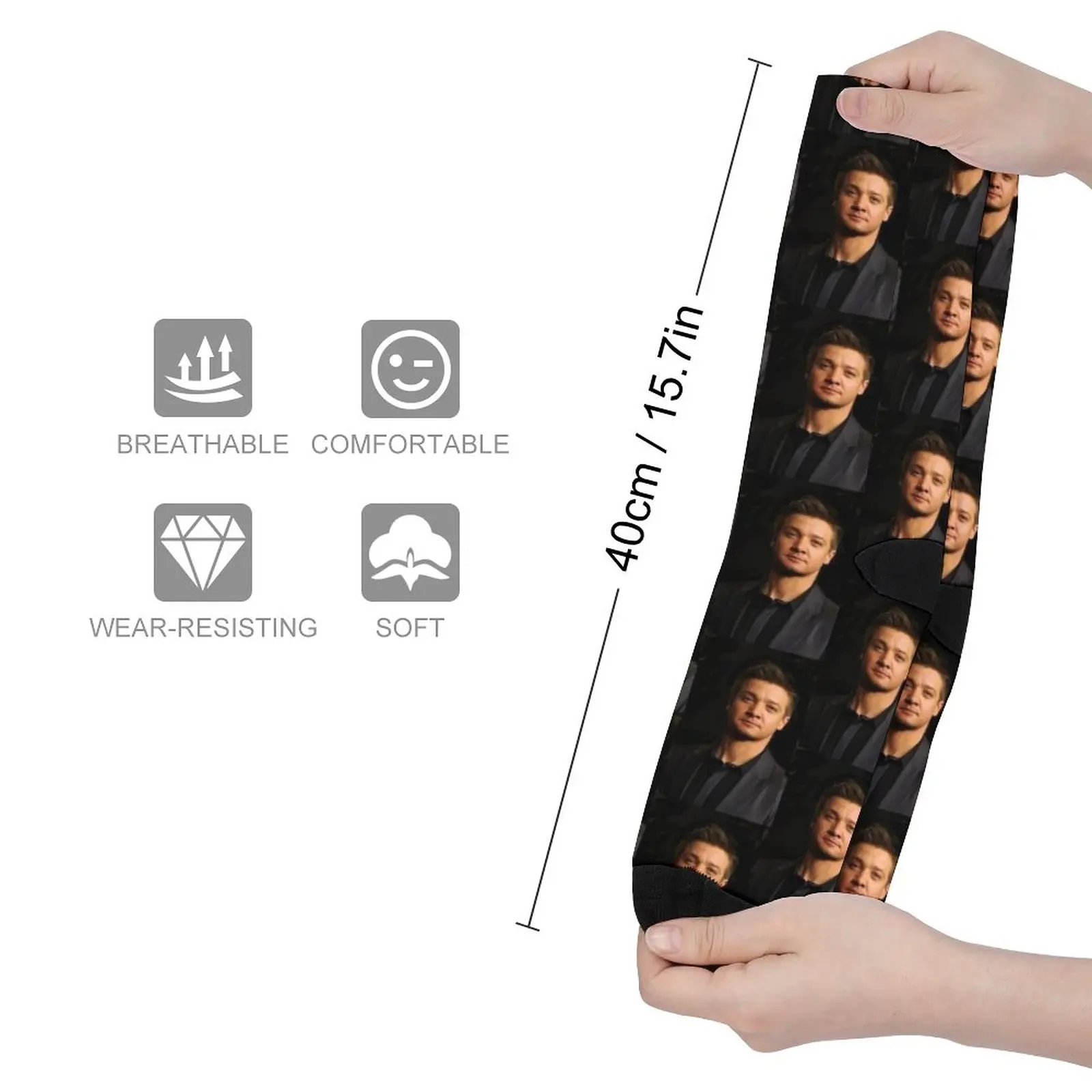 Jeremy Renner Socks Socks set compression socks kids socks Male sock