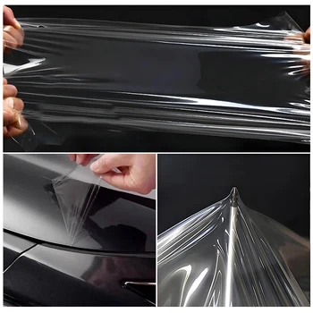 TPH Transparent Paint Protection Film – Anti-Scratch Car Wrap Decal for Interior & Exterior 1