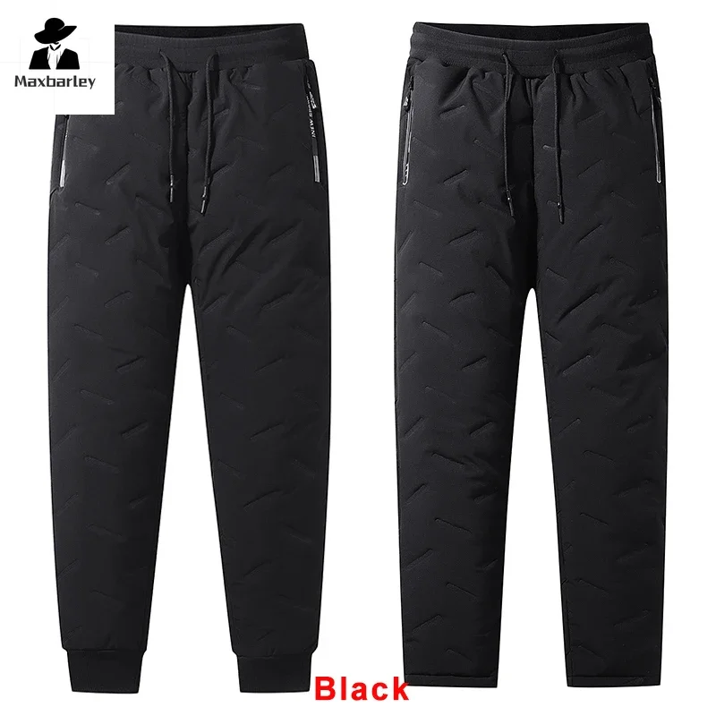 Men Winter Pants Casual Joggers Sportwear Down Cotton Trousers 8xl casual pants
