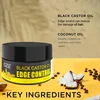 GZE African Black Castor Extra Hold Braid,Contains Black Castor Oil & Coconut Oil Edge Control, Hair Wax Gel for Women 4