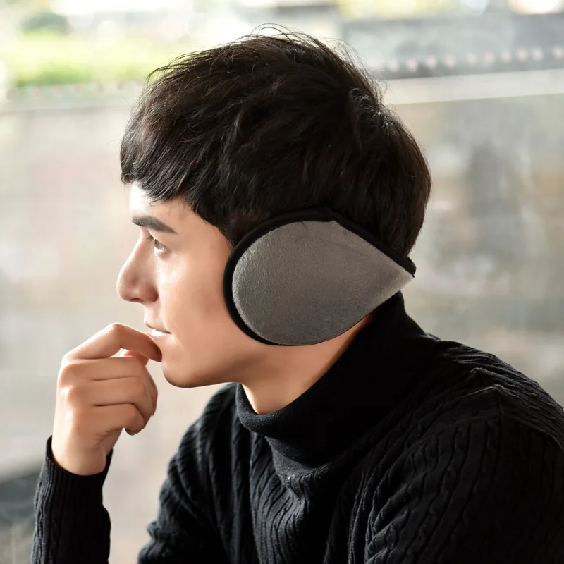 남녀공용 방풍 귀마개, 두꺼운 플러시 겨울 따뜻한 양털 귀마개, 야외 사이클링 워머, 부드러운 귀마개