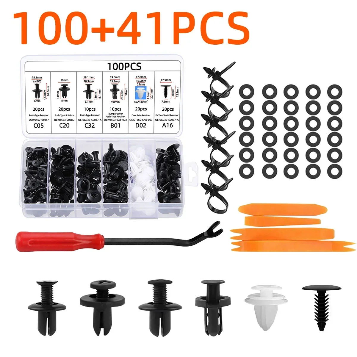 100PCS (41 Tools)
