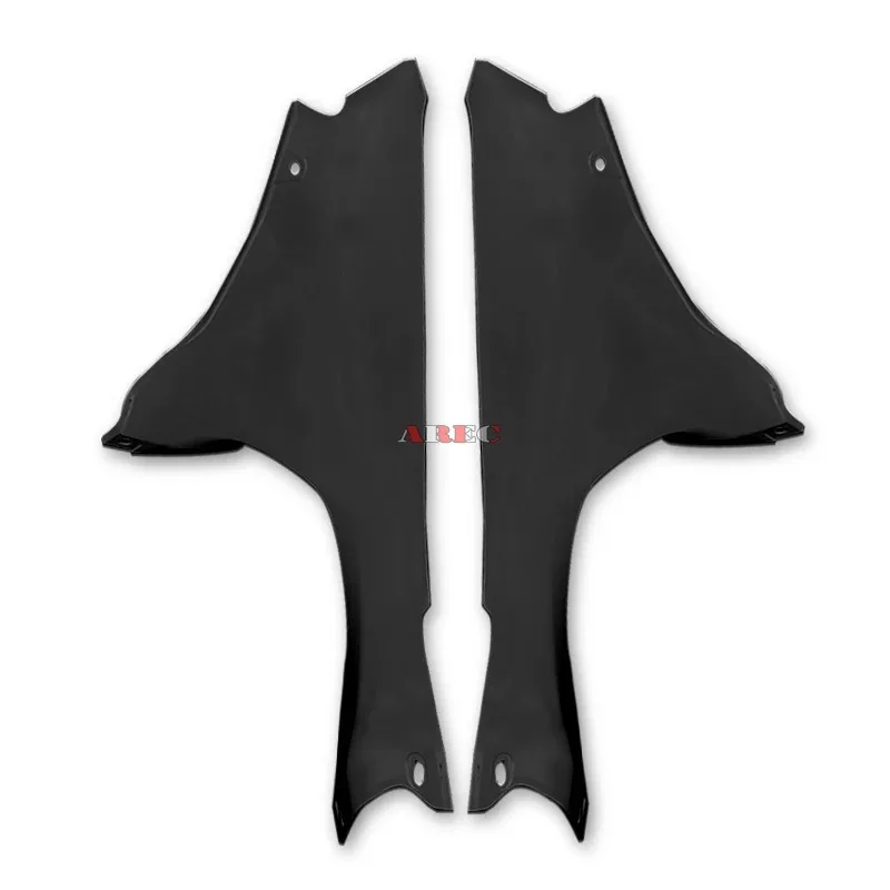 야마하 YZF-R7 2021 2022 2023 R7용 YZF-R7 오토바이 무광 블랙 및 카본 파이버 패턴 상단 전면 대시 에어 커버 페어링