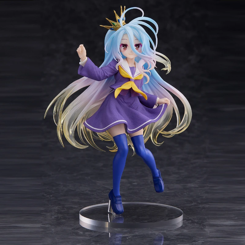 

TAITO Original:No Game No Life Shiro uniform VER.18cm PVC Action Figure Anime Figure Model Toys Figure Collection Doll Gift