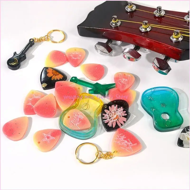 57qa Exquisite Harzform für Gitarrenauswahl für Dreieck Plectrum Harzform – Detail 10