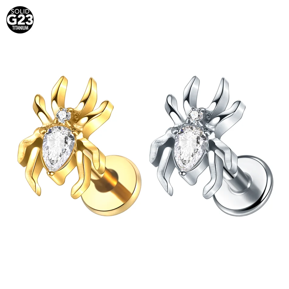 

1/5 шт., серьги с титановым Цирконом