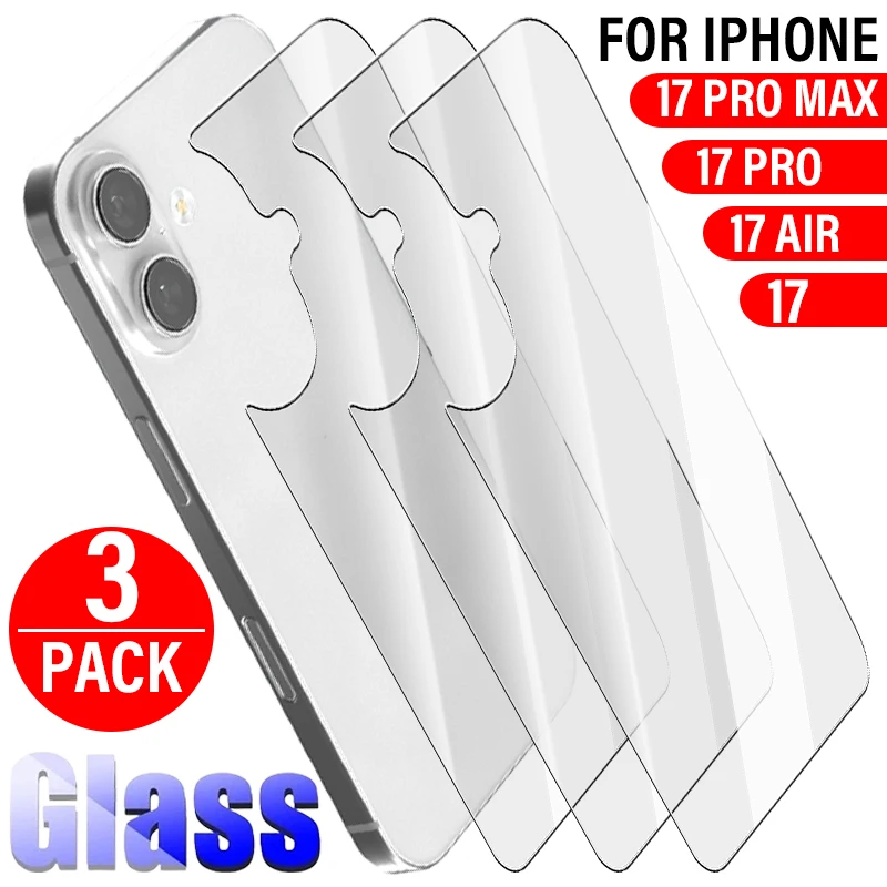 Back Protection 9H Tempered Glass Films For iPhone17 17Air 17ProMax Back Ultra Clear Screen Protector For iPhone 17 Accessories 1