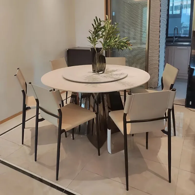 Set Of 4 Premium Dining Chairs Metal Modern Nordic Living Room Dining Chairs Designer Kitchen Chaise Salle A Manger Furniture