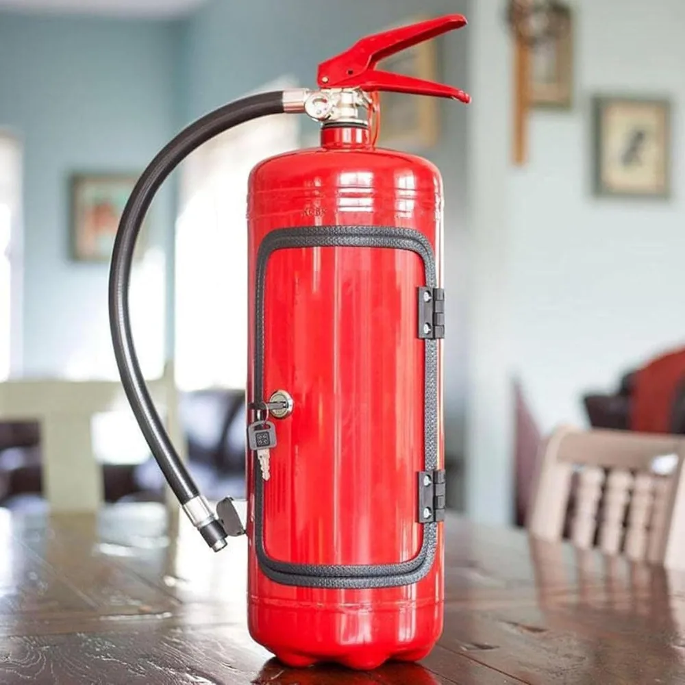 High Quality Portable Liquor Cabinet Metal Red/Black Bottle Holder Liquor Cabinet Bar