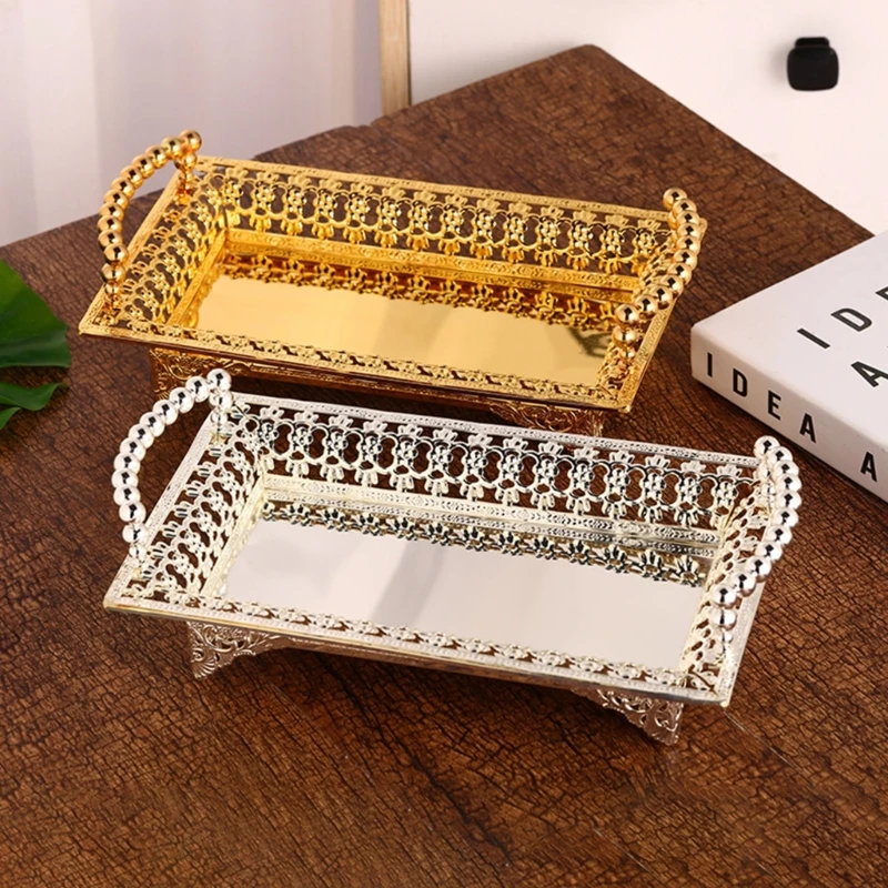Light Luxury Fruit Tray Wedding Dessert Table Decoration Afternoon Tea Plate 5